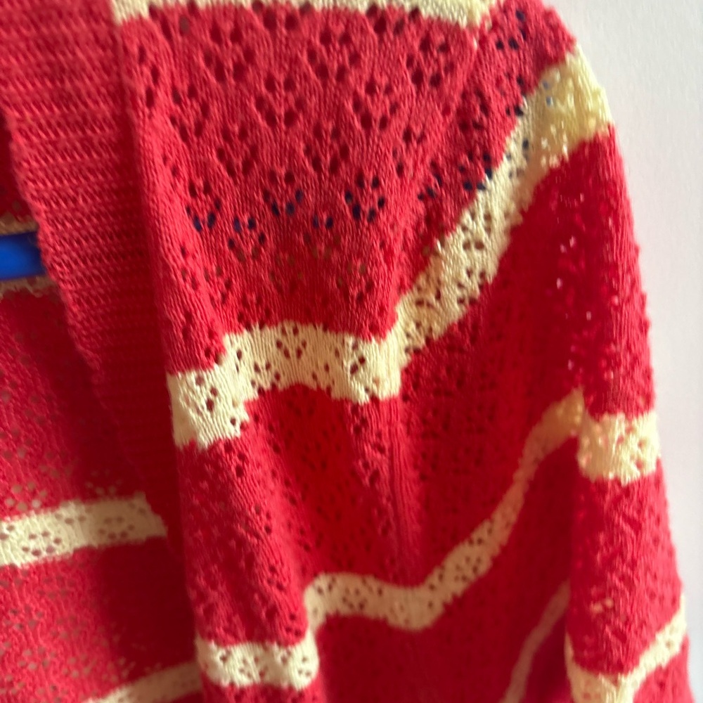 Modcloth Vibrant Red Knit Sweater - Picture 5 of 7